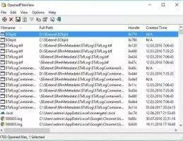 OpenedFilesView Скриншот 1