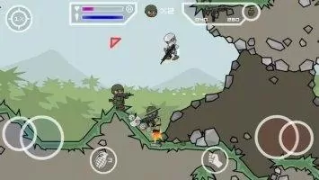 Doodle Army 2 - Mini Militia Скриншот 7