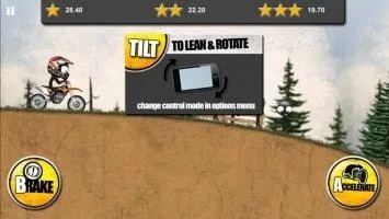 Stickman Downhill Motocross Скриншот 1