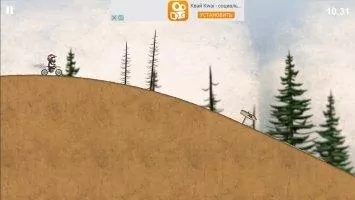 Stickman Downhill Motocross Скриншот 3