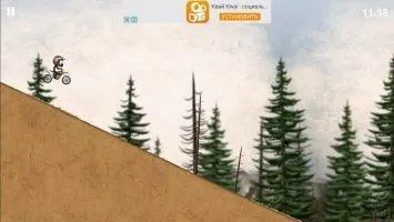 Stickman Downhill Motocross Скриншот 4