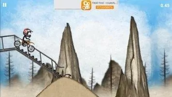 Stickman Downhill Motocross Скриншот 10