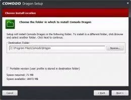 Comodo Dragon Скриншот 1