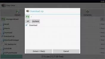 Easy Unrar, Unzip &amp; Zip Скриншот 3