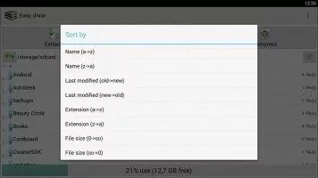 Easy Unrar, Unzip &amp; Zip Скриншот 5