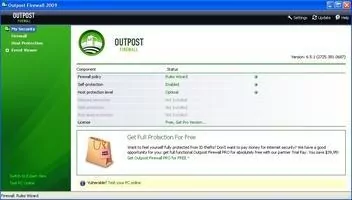 Outpost Firewall Free Скриншот 2