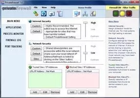 Privatefirewall Скриншот 1