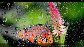 Дождь Живые Обои Скриншот 1