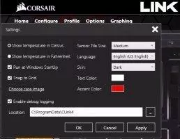 Corsair Link Скриншот 3
