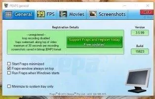 Fraps Скриншот 1