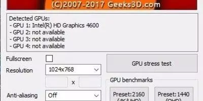 FurMark Скриншот 1