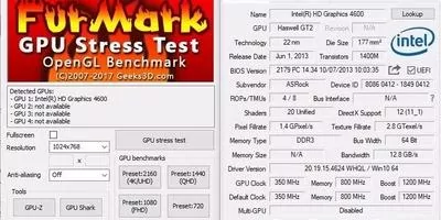 FurMark Скриншот 6