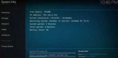Kodi Скриншот 7