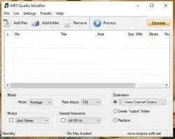 MP3 Quality Modifier Скриншот 1