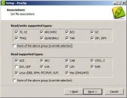 PeaZip Скриншот 2