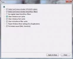 K-Lite Codec Tweak Tool Скриншот 2