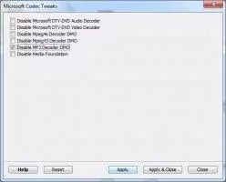 K-Lite Codec Tweak Tool Скриншот 7